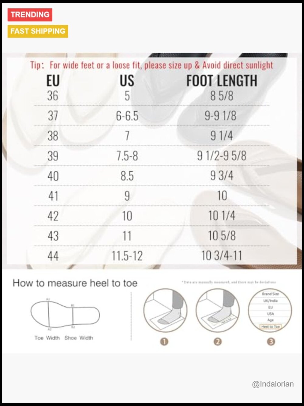 Arch Support Flip Flops for Plantar Fasciitis Orthopedic Thong Sandals - Picture 7 of 7